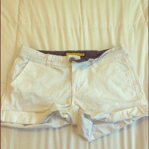 Prince & fox white jean shorts